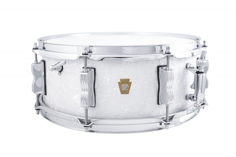 Ludwig 5.5X14 LM JAZZ FEST SD- “White Marine Pearl”