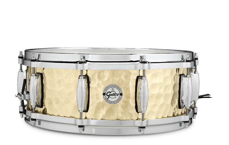 Gretsch Full Range 5X14 Hammered Brass 10 Lug