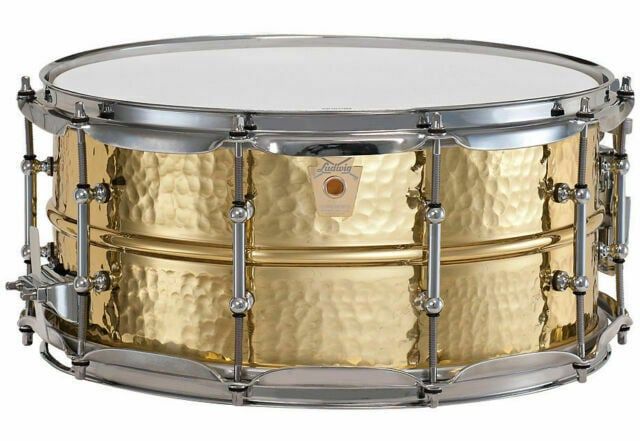 Ludwig 6.5x14 Supraphonic Brass Snare Drum / Tube Lugs / Hammered Shell
