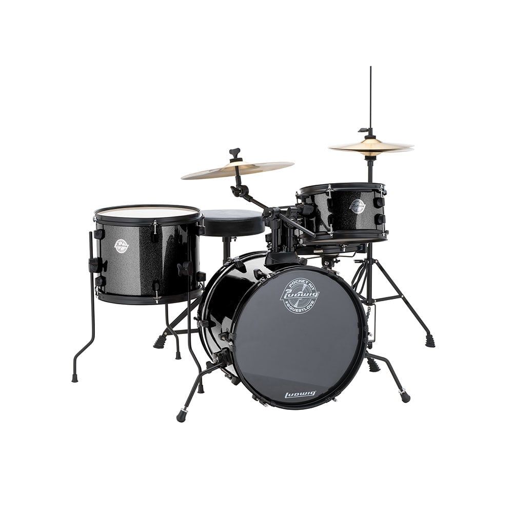 Ludwig Pocket Kit by Questlove “Black Sparkle”