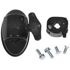DW TOM BRACKET, NEW STYLE - BLACK CHROME