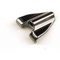 DW CLAW HOOK DIE-CAST NICKEL, W/ROSETTE