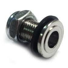 DW AIR VENT. CHROME W/ GASKET