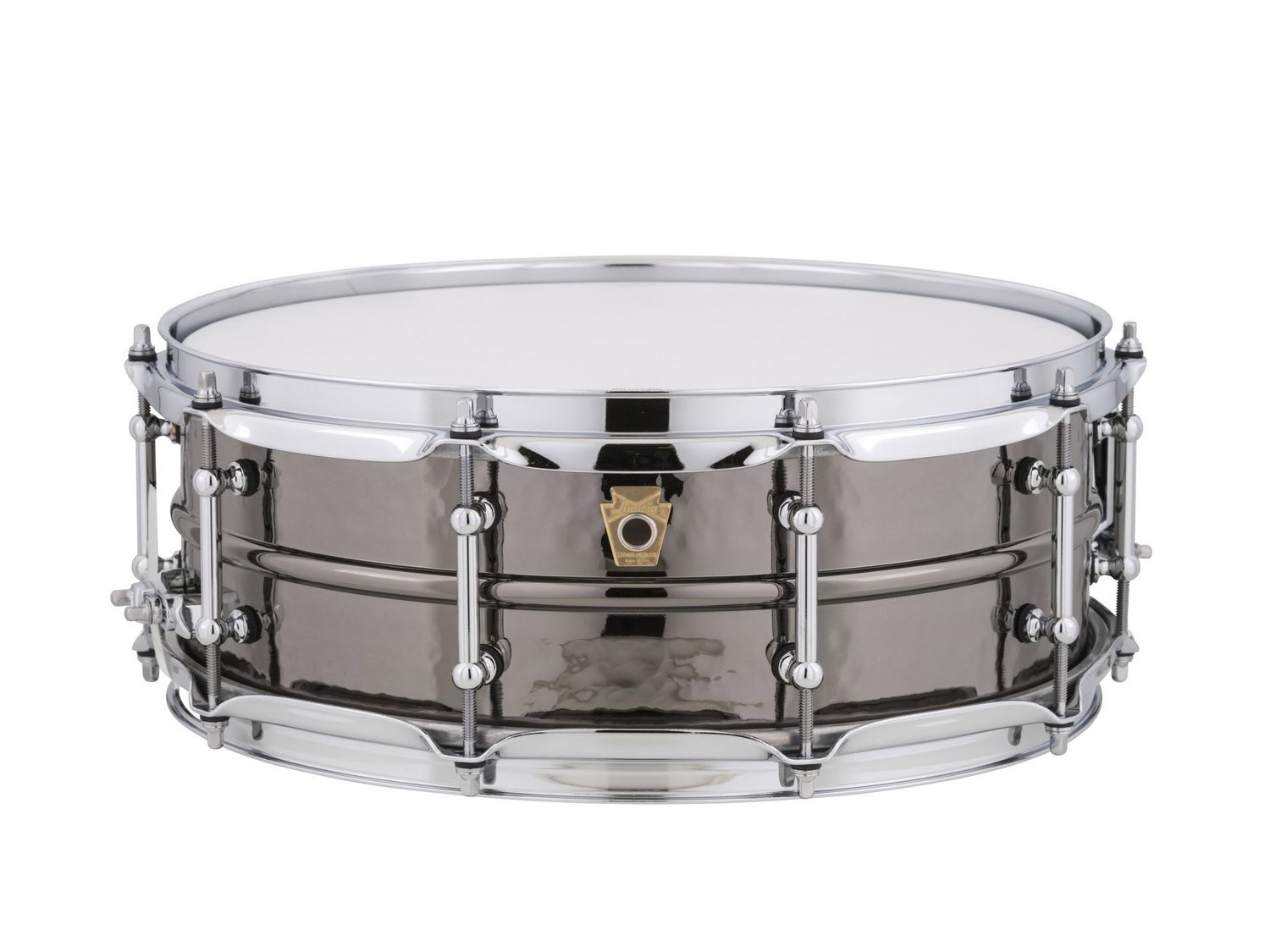 Ludwig 5X14 Supraphonic “Black Beauty” Snare Drum / Tube Lugs / Hammered Shell