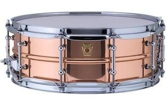 Ludwig 5X14 Copper Phonic Snare Drum / Tube Lugs / Smooth Shell