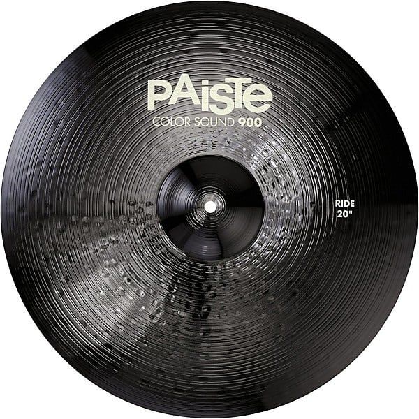 PAISTE 20&quot; 900 COLORSOUND BLACK RIDE