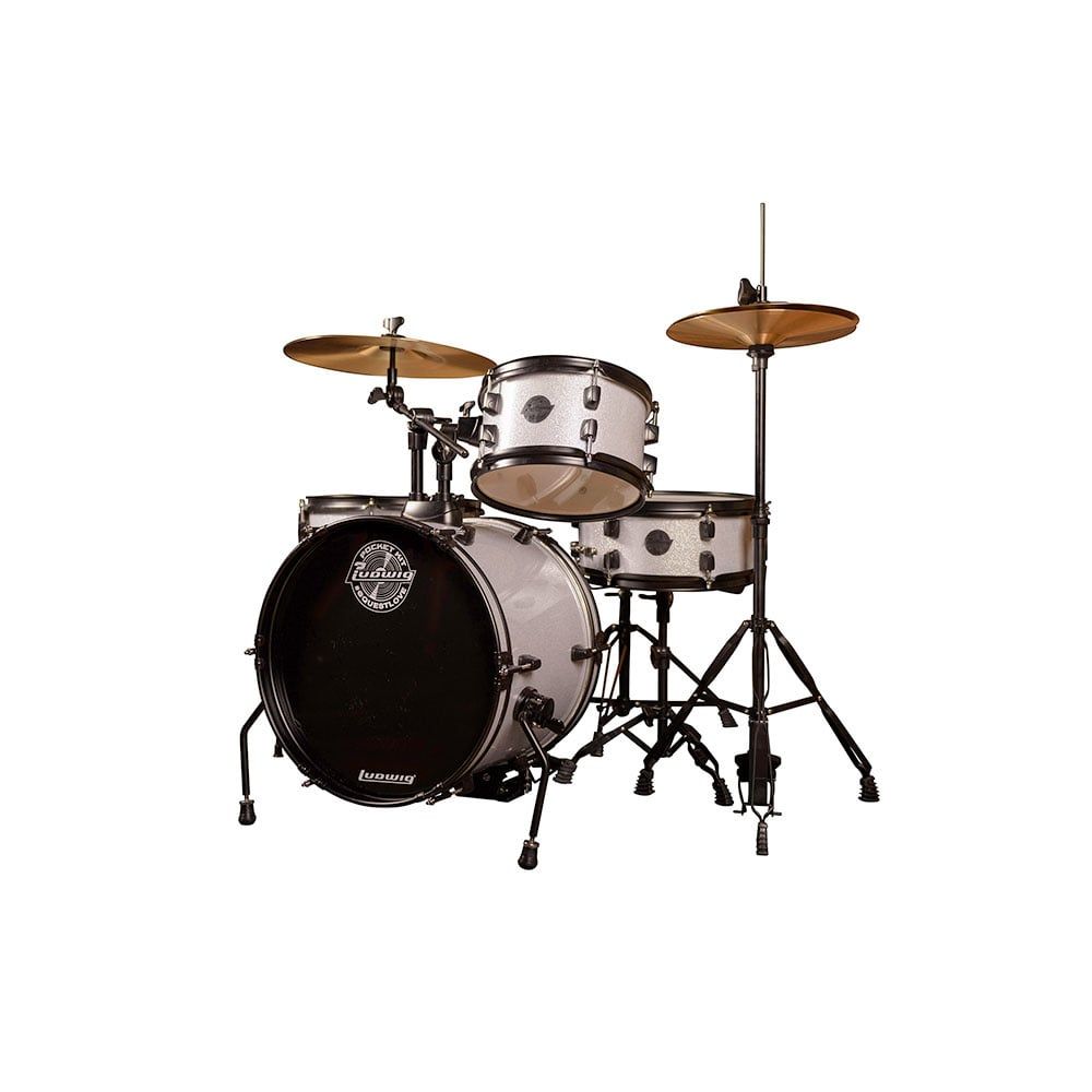 Ludwig Pocket Kit by Questlove “White Sparkle”