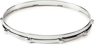 Ludwig 14 10 HOLE DIE CAST BATTER SIDE HOOP, CHROME PLATED