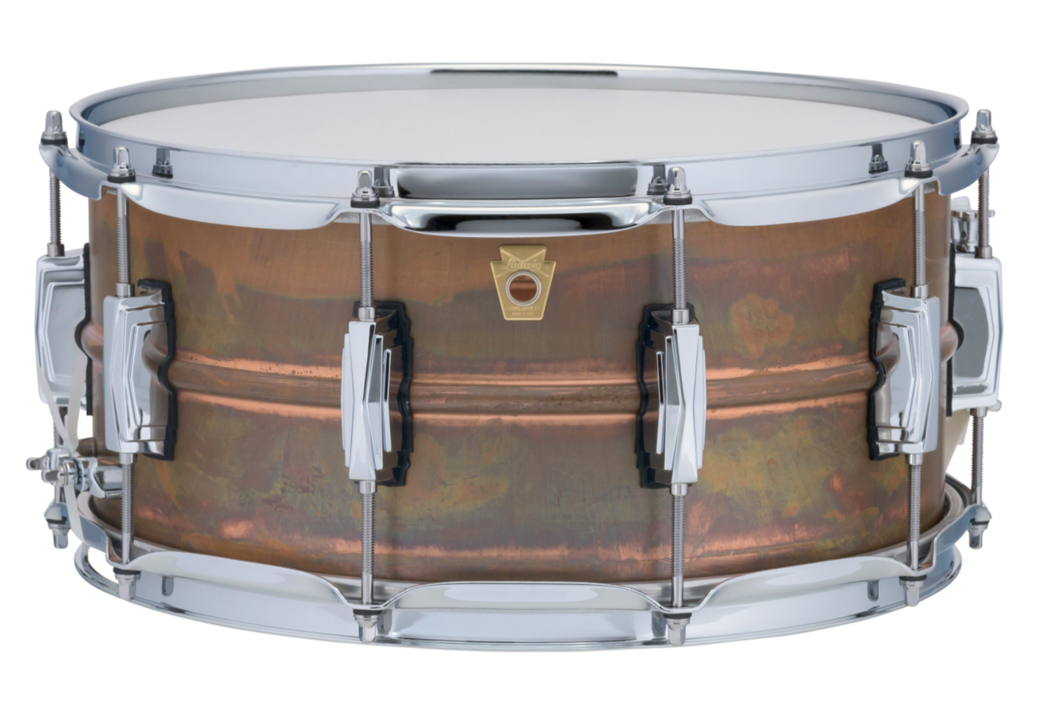 Ludwig 6.5X14 Raw Copper Phonic Snare Drum / Imperial Lugs