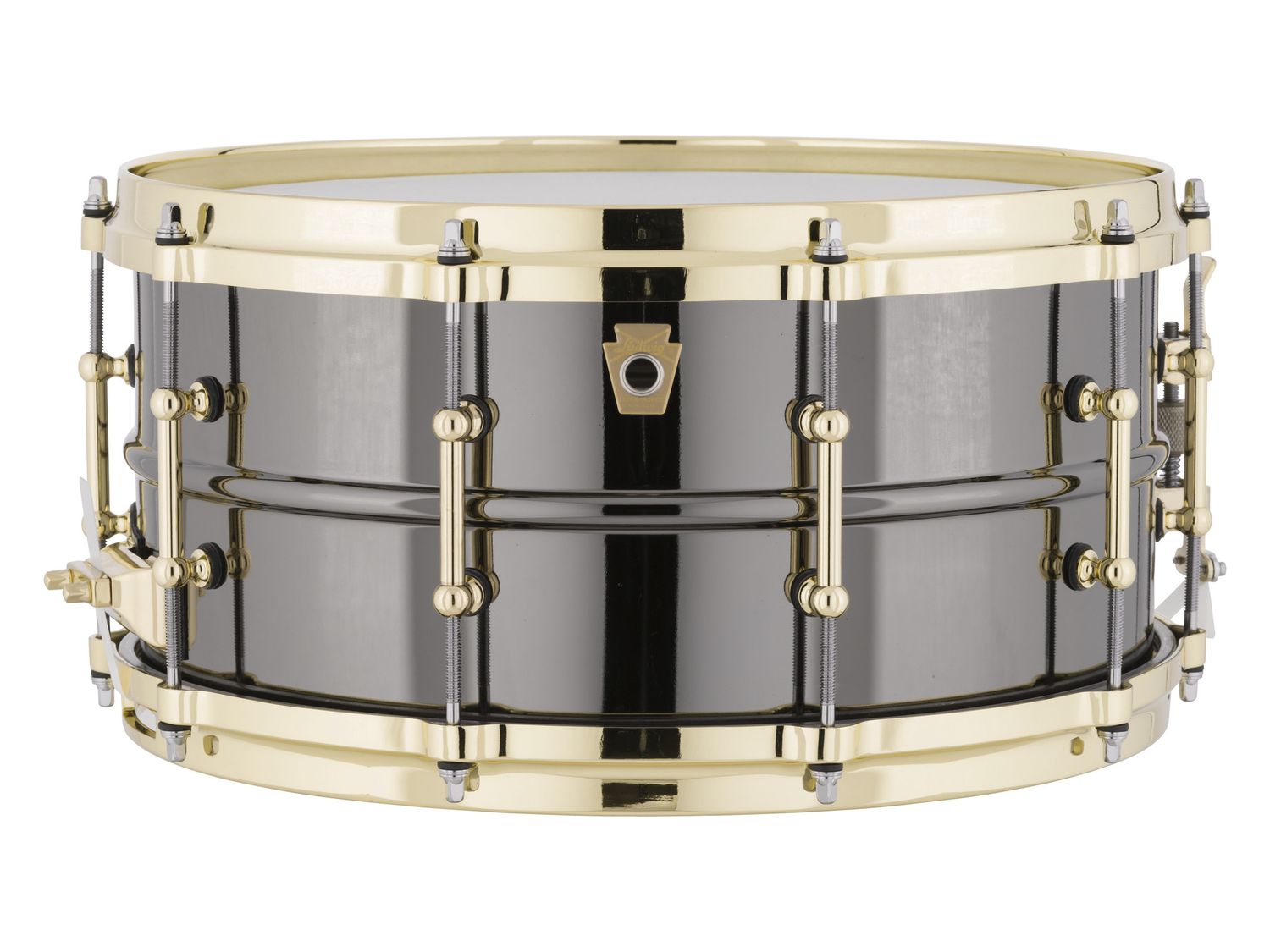 Ludwig 6.5X14 Supraphonic “Black Beauty” Snare Drum / Tube Lugs / Smooth Shell / Brass Hardware