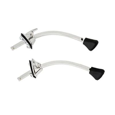 Ludwig Heavy Duty Curved Spurs - Pair w/ Mounting Brkts