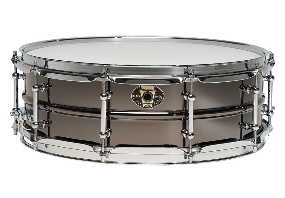 Ludwig 5.5X14 Black Magic Snare Drum / Chrome Hardware