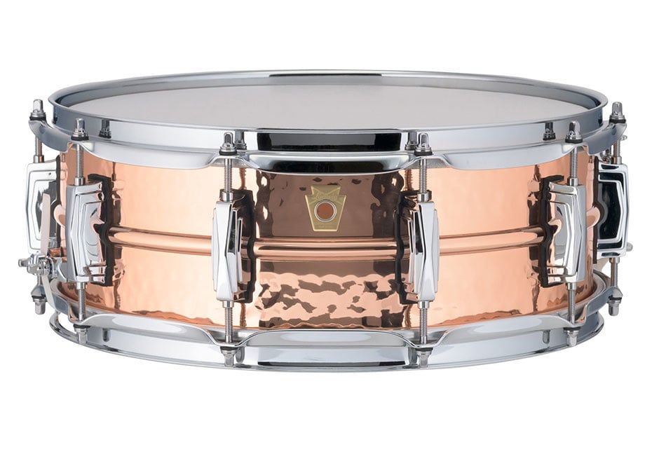 Ludwig 5X14 Copper Phonic Snare Drum / Imperial Lugs / Hammered Shell