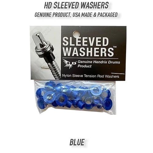 Hendrix Sleeved Washers - Blue - 100 Pack