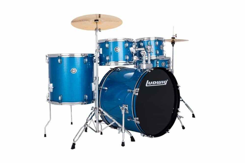 Ludwig Accent Fuse 5pc “Blue Foil” (10,12,14,20,5x14)