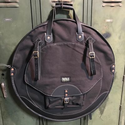 Tackle Instrument Supply, Backpack Cymbal  Case- Black 22"