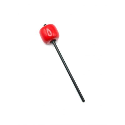 DANMAR BASS DRUM PEDAL BEATER - Red Hard Wood, Black Shaft