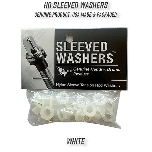 Hendrix Sleeved Washers - White - 100 Pack