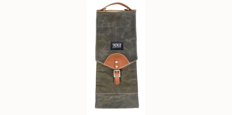 Tackle Instrument Supply, Waxed Canvas Compact Stick Case Forest Green