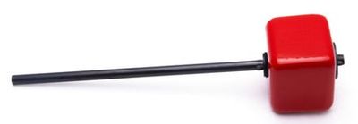 DANMAR J.R. ROBINSON RED Hard Wood-Square Beater, Black Shaft