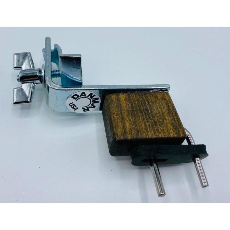 DANMAR WOOD BLOCK HOLDER- Clamps on Bass Drum Rim