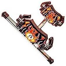 DANMAR Tom Kick Riser  Flames