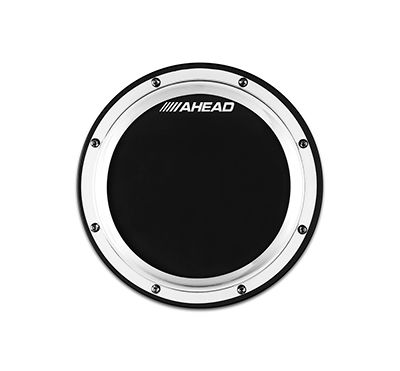 Ahead 10&quot; S-Hoop Pad with Snare Sound Black Rubber/Chrome Hoop