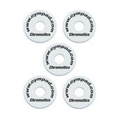 Cympad Chromatics Set 40/15mm WHITE (5-pieces) Crash