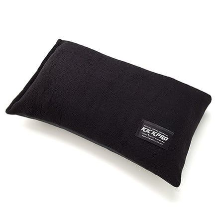 KickPro Weighted Gripping Bass Drum Pillow in Black, Heavy Weight, Fleece Top, Non Slip Rubberized Bottom