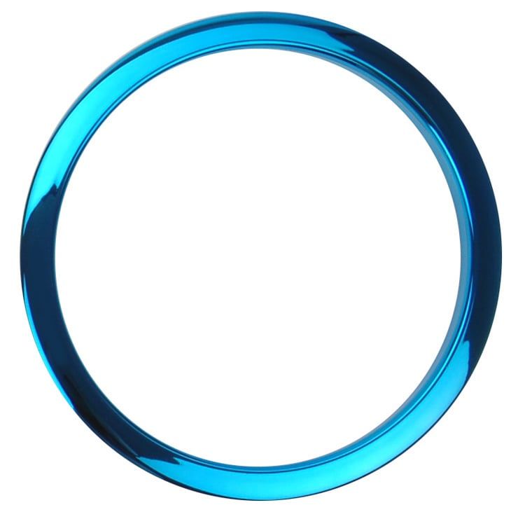6&quot; Blue Chrome Drum O&#39;s