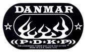 DANMAR DOUBLE KICK BASS DRUM IMPACT PAD- Flame____