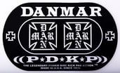 DANMAR DOUBLE KICK BASS DRUM IMPACT PAD- Iron Cross____