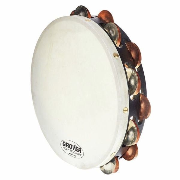 Grover 10&quot; Double row, Silver / Bronze combo, synthetic head