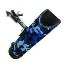 DANMAR STICK HOLDER - Clamps to Any Stand w/ Angle Adjustment, Holds 3 pairs- Blue Skulls____