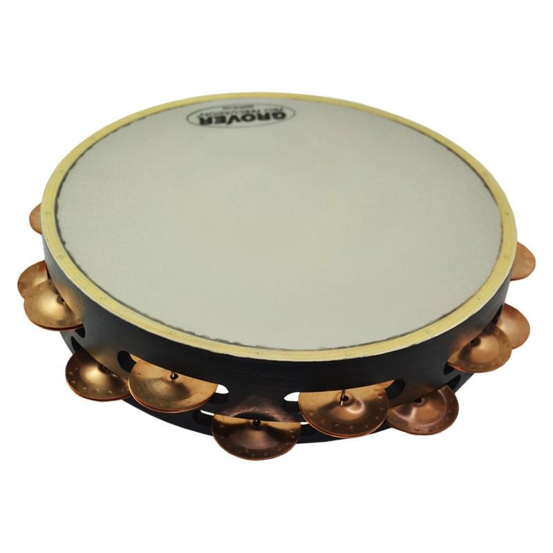 Grover 10&quot; Double row, Beryllium Copper jingles, synthetic head