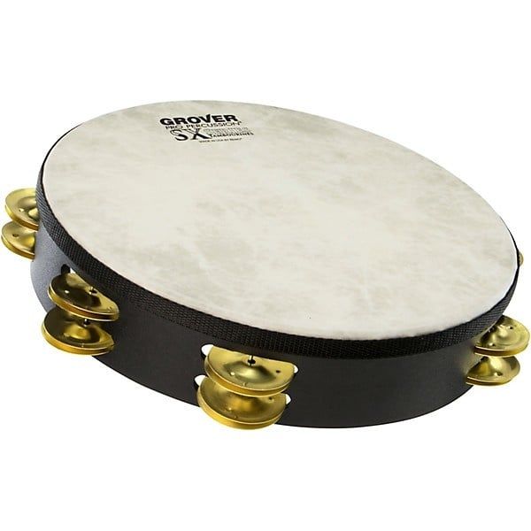 Grover 10&quot; Double row, dimpled brass jingles
