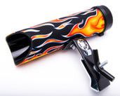 DANMAR STICK HOLDER - Clamps to Any Stand w/ Angle Adjustment, Holds 3 pairs- Flames____