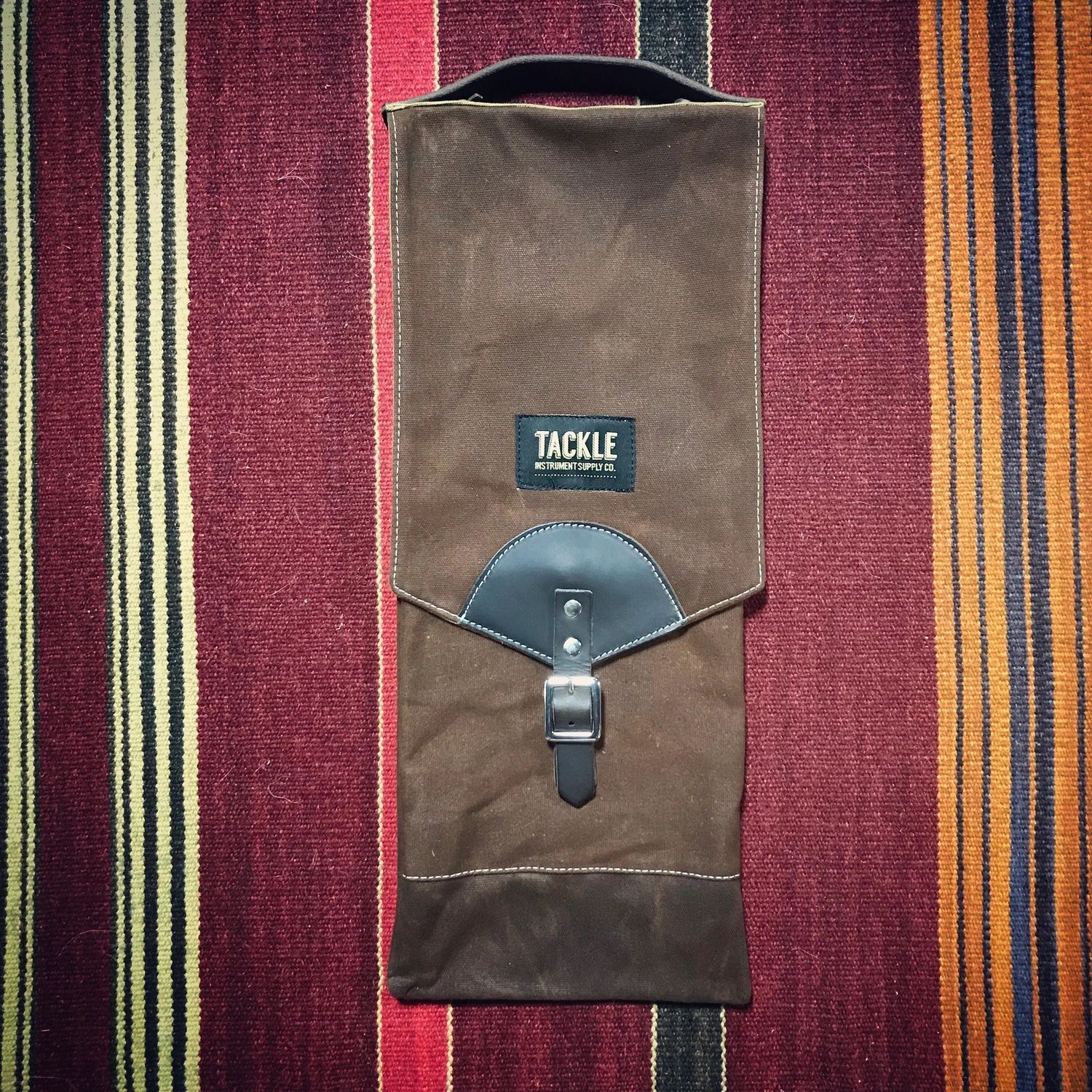 Tackle Instrument Supply, Waxed Canvas Compact Stick Case Brown