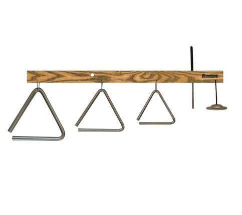 TreeWorks Chimes - The TriangleTree™ - 4&quot;, 5&quot; &amp; 6&quot;  High Carbon Steel Triangles