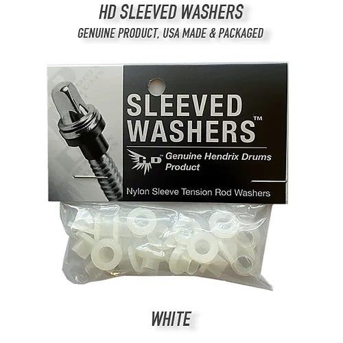 Hendrix Sleeved Washers - White - 50 Pack