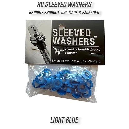 Hendrix Sleeved Washers - Light Blue - 100 Pack