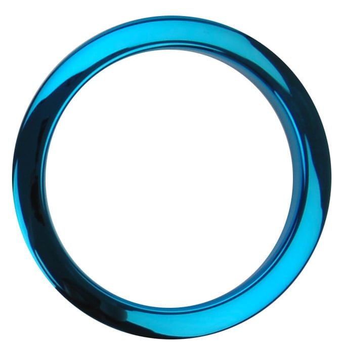 4&quot; Blue Chrome Drum O&#39;s