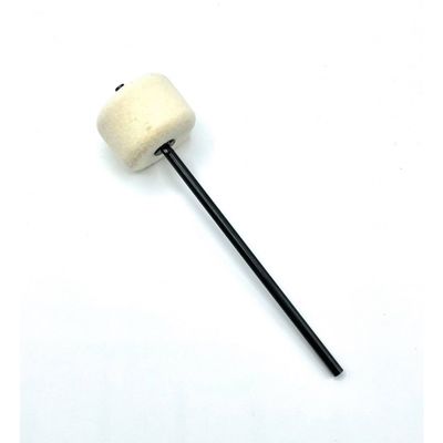 DANMAR BASS DRUM PEDAL BEATER - White Felt, Black Shaft