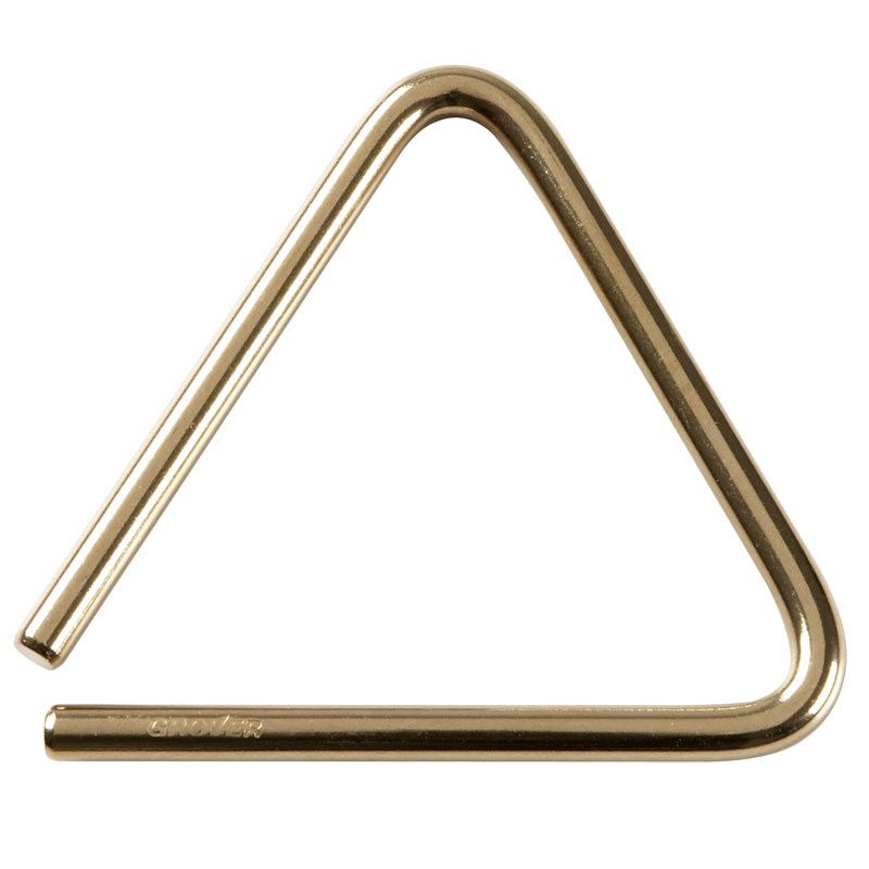 Grover 6&quot; Bronze Concert Triangle