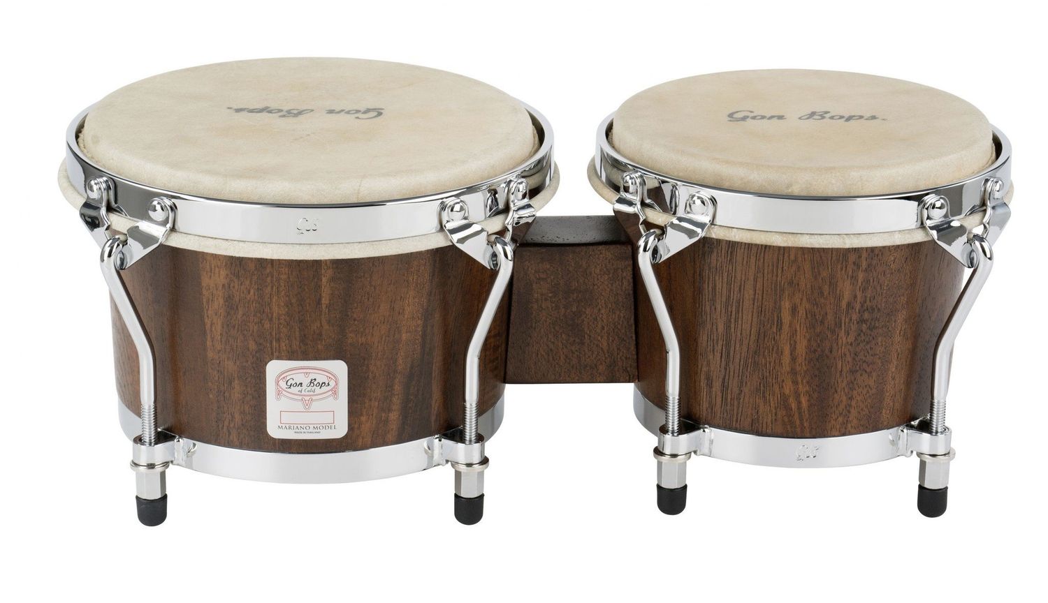Gon Bops Mariano Series, Bongo 7&quot; &amp; 8.5&quot; w/chrome hardware
