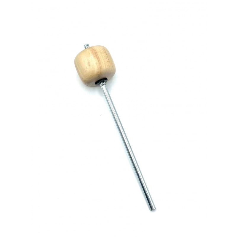 DANMAR BASS DRUM PEDAL BEATER, Maple &quot;Clear&quot; Hard wood Beater, Chrome Shaft