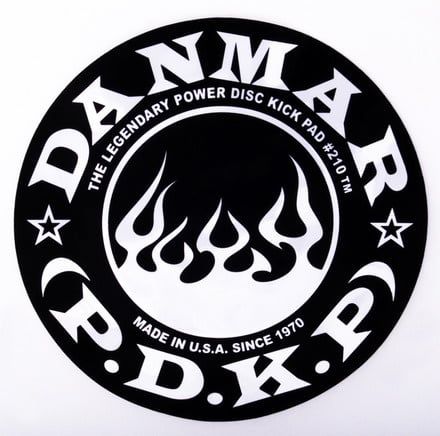DANMAR BASS DRUM IMPACT PAD- Flame____