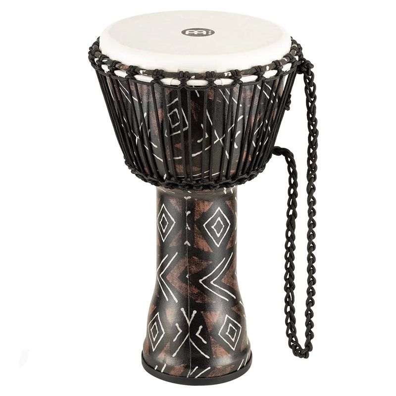 Meinl Rope Tuned, Travel Djembe - 10", kanga sarong, synthetic head