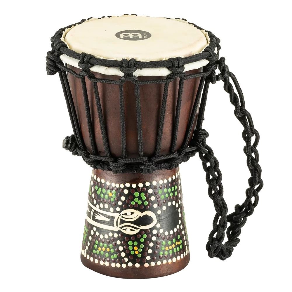 Meinl African Style Mini Djembe - 4 1/2&quot; dark serpent design