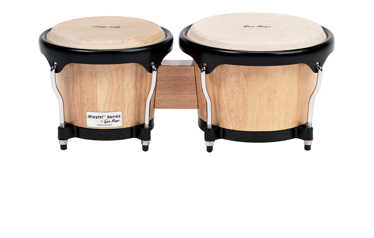 Gon Bops Fiesta Series, Natural Bongo 7&quot; &amp; 8.5&quot;